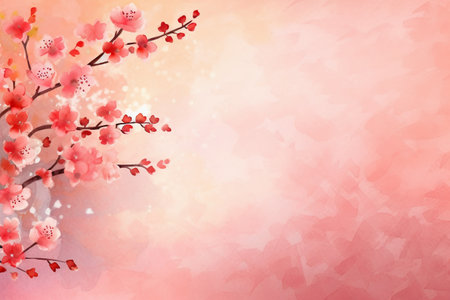 cherry blossom background with space for text, cherry blossomの素材