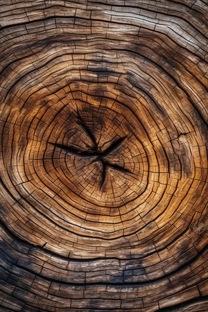 Old wood texture. Floor surface with annual rings. Abstract background for design.の素材