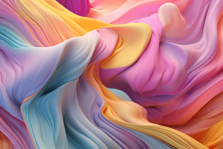 Abstract colorful background. 3d rendering, 3d illustration.の素材