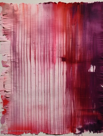 Abstract watercolor painted background. Texture of strokes of colored paint on paper.の素材