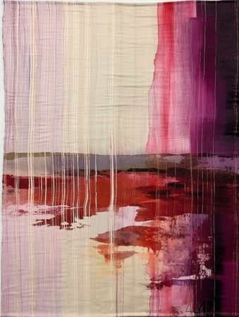 abstract background with multicolored strips and stains of different colorsの素材