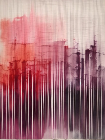 abstract background watercolors painting on canvas with pink and purple colorsの素材