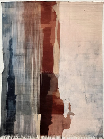 abstract background painting by watercolors on textured paper surfaceの素材