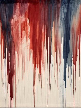 Abstract watercolor background. Hand-drawn illustration. On paper.の素材