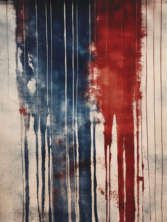 Abstract grunge background. Texture of old paper with paint stains.の素材