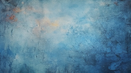 Blue grunge textured background with space for your text or imageの素材