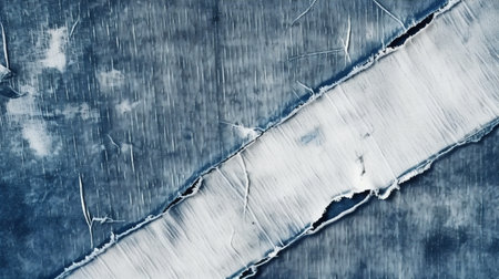 Grunge background with space for text or image. Blue and white colors.の素材