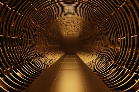 3d rendering of abstract technology concept background. Hi-tech designの素材