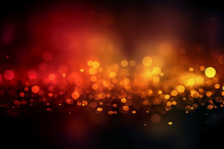 abstract background with bokeh defocused lights and stars.の素材