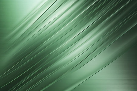 Abstract green background with some smooth lines in it (see portfolio for more in this series)の素材