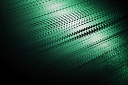 Green abstract background with some smooth lines in it (see portfolio for more in this series)の素材