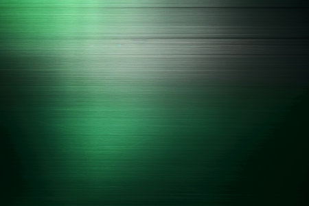 Green brushed metal texture or background. Vector illustration. Eps 10.の素材