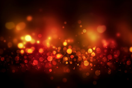 Abstract bokeh background. Christmas and New Year holidays background.の素材