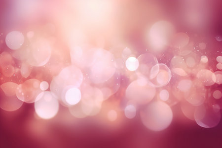 Abstract bokeh light background. Festive christmas background.の素材