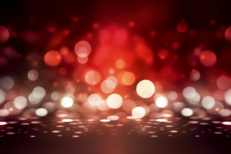 abstract background bokeh circles for Christmas and New Year backgroundの素材