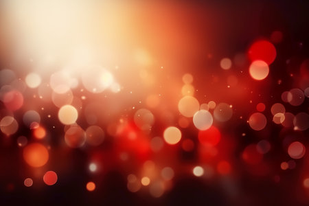 Abstract bokeh light background. Christmas and New Year concept.の素材