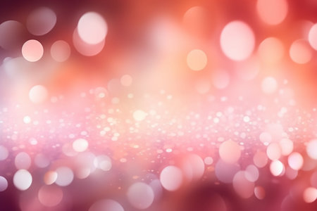 Abstract circular bokeh background. Soft light defocused spots.の素材