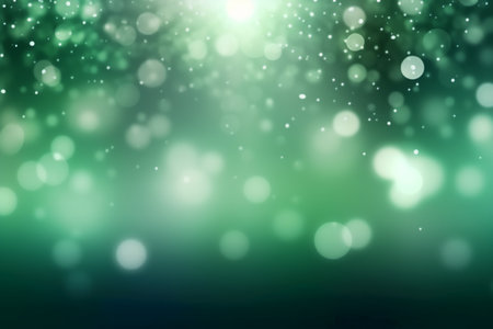 abstract green bokeh background with some smooth lines in itの素材