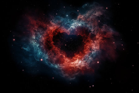 Small part of an infinite star field of space in the Universe.の素材