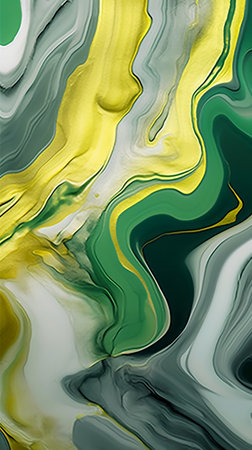 Liquid marbling paint texture background. Fluid painting abstract texture, Intensive color mix wallpaper.の素材