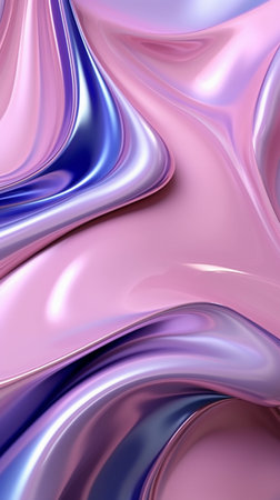 abstract background with smooth lines in blue, pink and purple colorsの素材