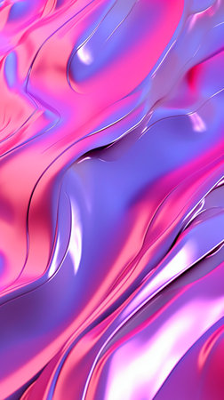 3d render, abstract liquid background with some smooth folds in itの素材
