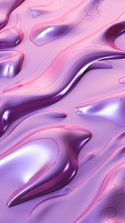 3d illustration of abstract wavy liquid background, digitally generated image.の素材