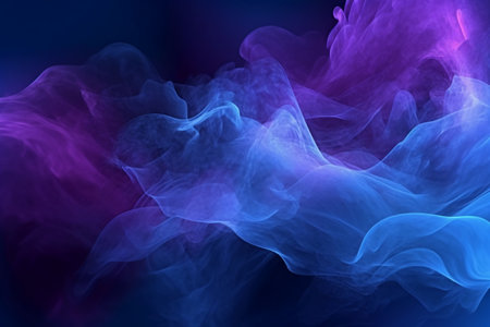 Abstract smoke on a dark background. Design element for graphics artworks.の素材