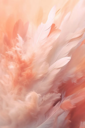 Beautiful abstract color white and pink feathers on white background and soft white feather texture on pink pattern and pink background, feather background, pink bannersの素材