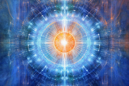 Futuristic technology background ready for presentation or web banner design.の素材