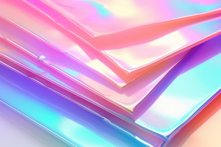 abstract background with smooth lines in pink, blue and purple colorsの素材