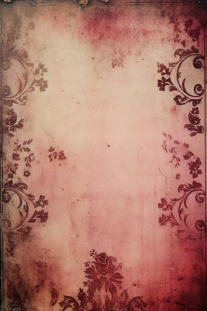 floral style textures and backgrounds frame with space for text or imageの素材