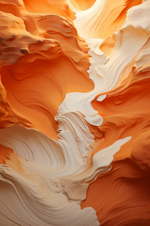 Orange and white colors of sandstone. Abstract background for design.の素材