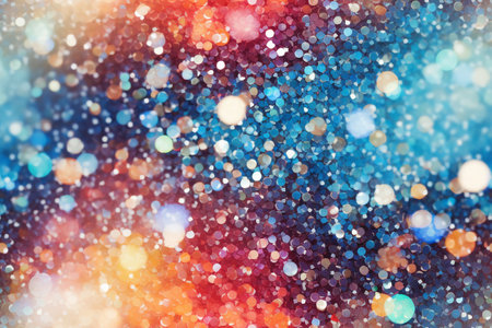 sparkle circle lit celebrations display.の素材