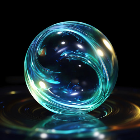 3D abstract fractal background a computer-generated illustration, textureの素材