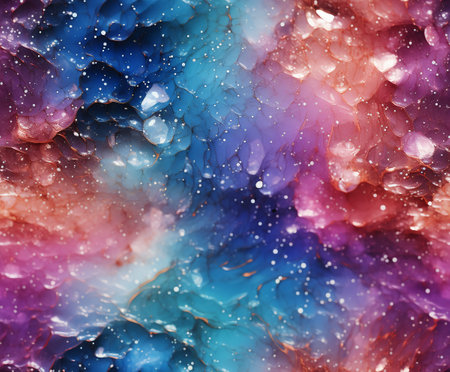 Abstract watercolor background. Colorful texture. Watercolor painting.の素材