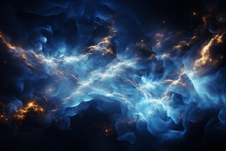 Abstract fractal. Fractal art background for creative design. Decoration for wallpaper, desktop, poster, cover booklet. Print for clothes, t-shirt. Creative illustration for designの素材