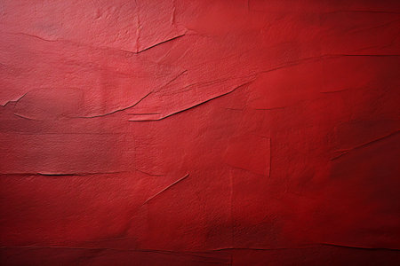 Grunge red wall texture. Background with copy space for designの素材