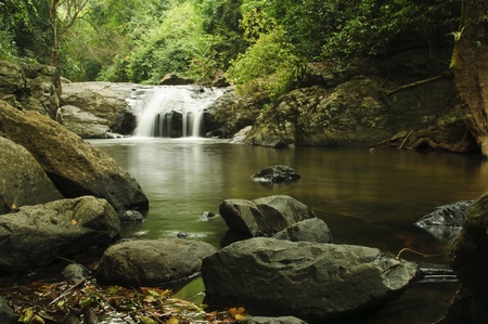 Pala-u Waterfall, Cha-am,Thailandの写真素材