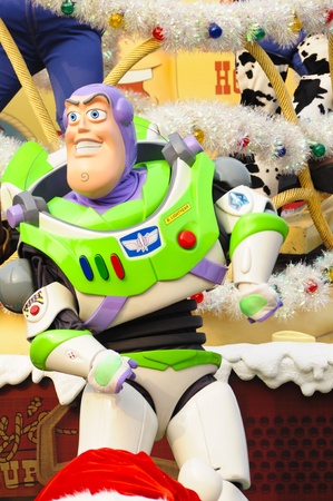 Disney Land, Hongkong - November 19,2010 - Disney Parade - Toy Storyのeditorial素材