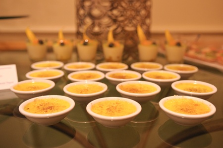 dessert in the hotelの写真素材