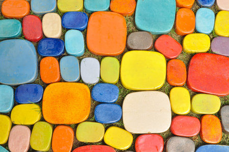 Colorful design tile