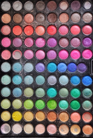 Colorful eye shadowsの写真素材