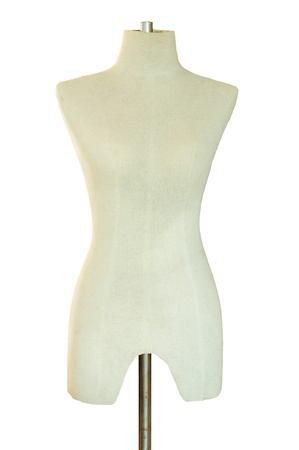 female mannequin isolated on whiteの写真素材