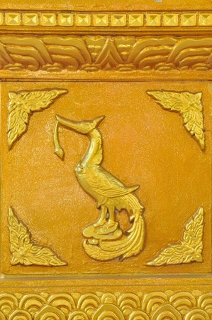 Gold wallの写真素材