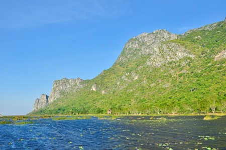 Mountain in national park, Sam Roi Yod National Park, Prachuap Khiri Khan, Thailandの写真素材