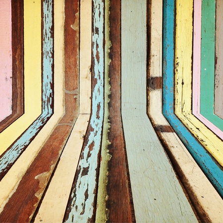 Creative colorful wood background の写真素材