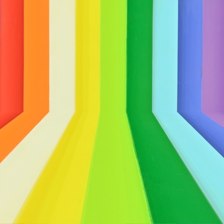 Creative Rainbow colorful wood backgroundの写真素材