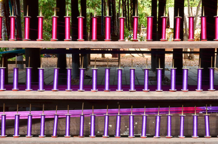Sewing threads background