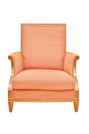Vintage chair isolated のeditorial素材